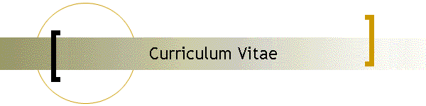 Curriculum Vitae