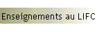 Enseignements au LIFC